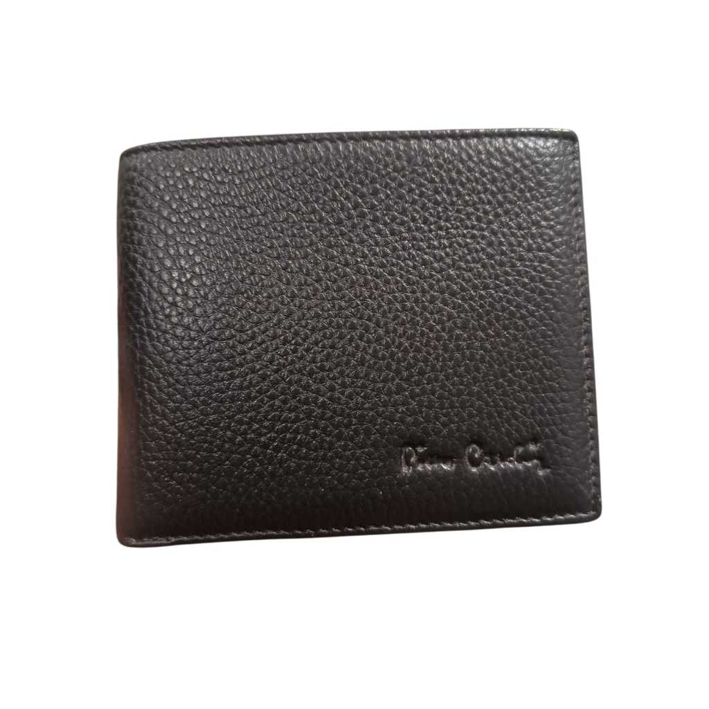 Pierre Cardin Dompet Lipat Pria Kulit Leather Dompet Pendek Men Short Wallet 0111424701BLA
