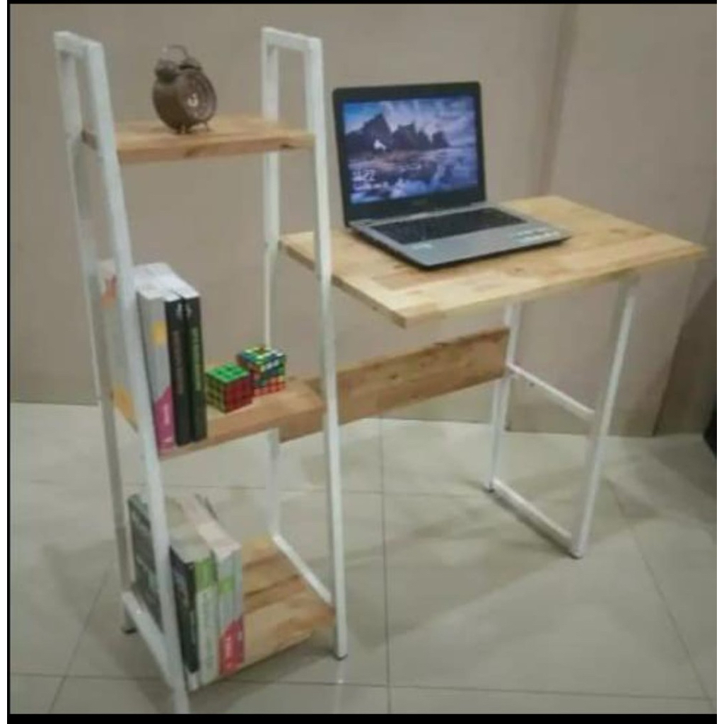 Meja Belajar - Meja Kayu Minimalis