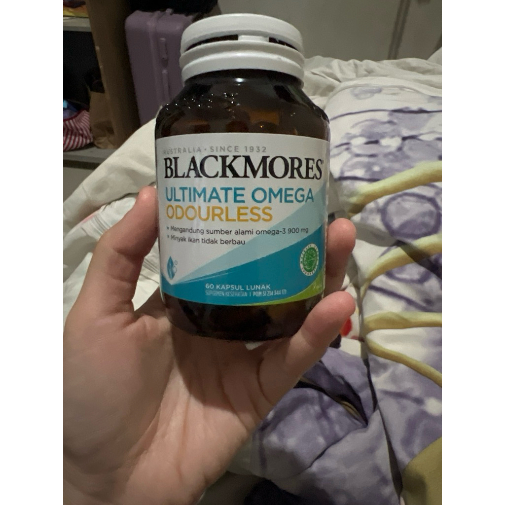 PRELOVED Blackmores Ultimate Omega Oddourless 60 kapsul
