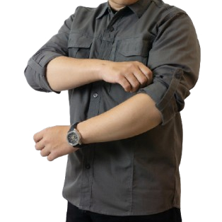 Baju Kemeja PDL PDH Lengan Panjang abu,kemeja polos lengan panjang pria,kemeja lapangan,kemeja kerja