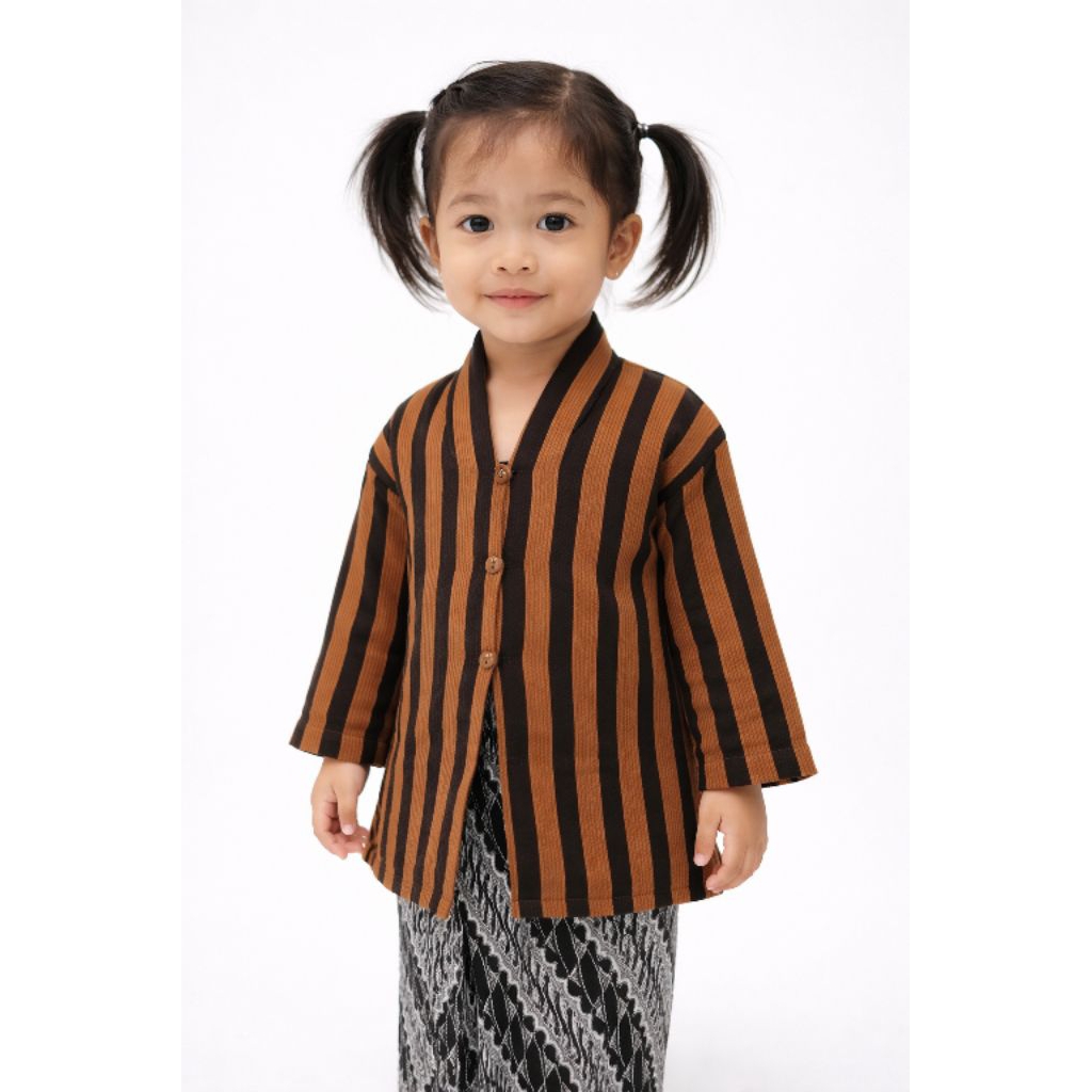 Kebaya Lurik anak perempuan//Baju adat Jawa//Pakaian tradisional