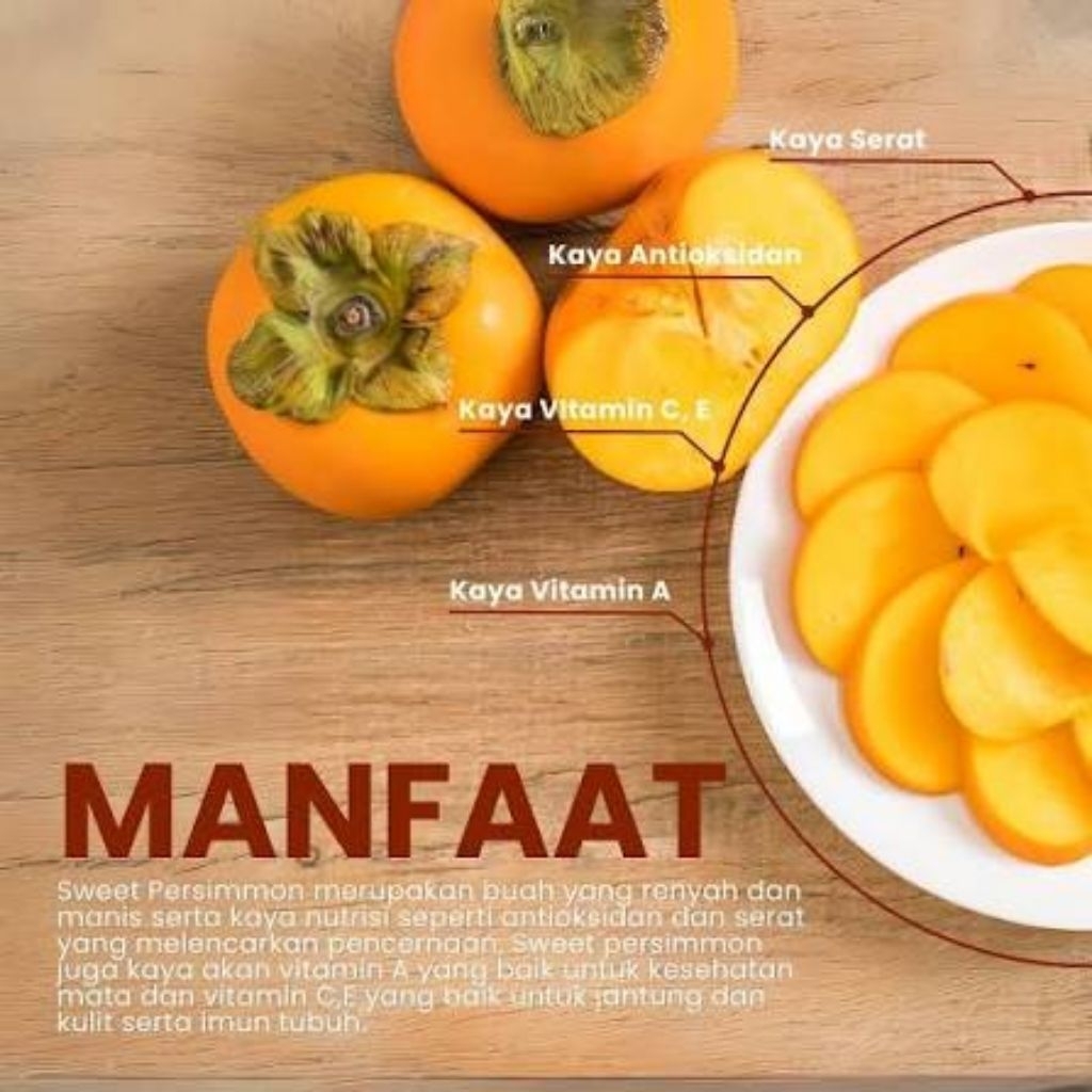 Buah Persimon kesemek import 1kg