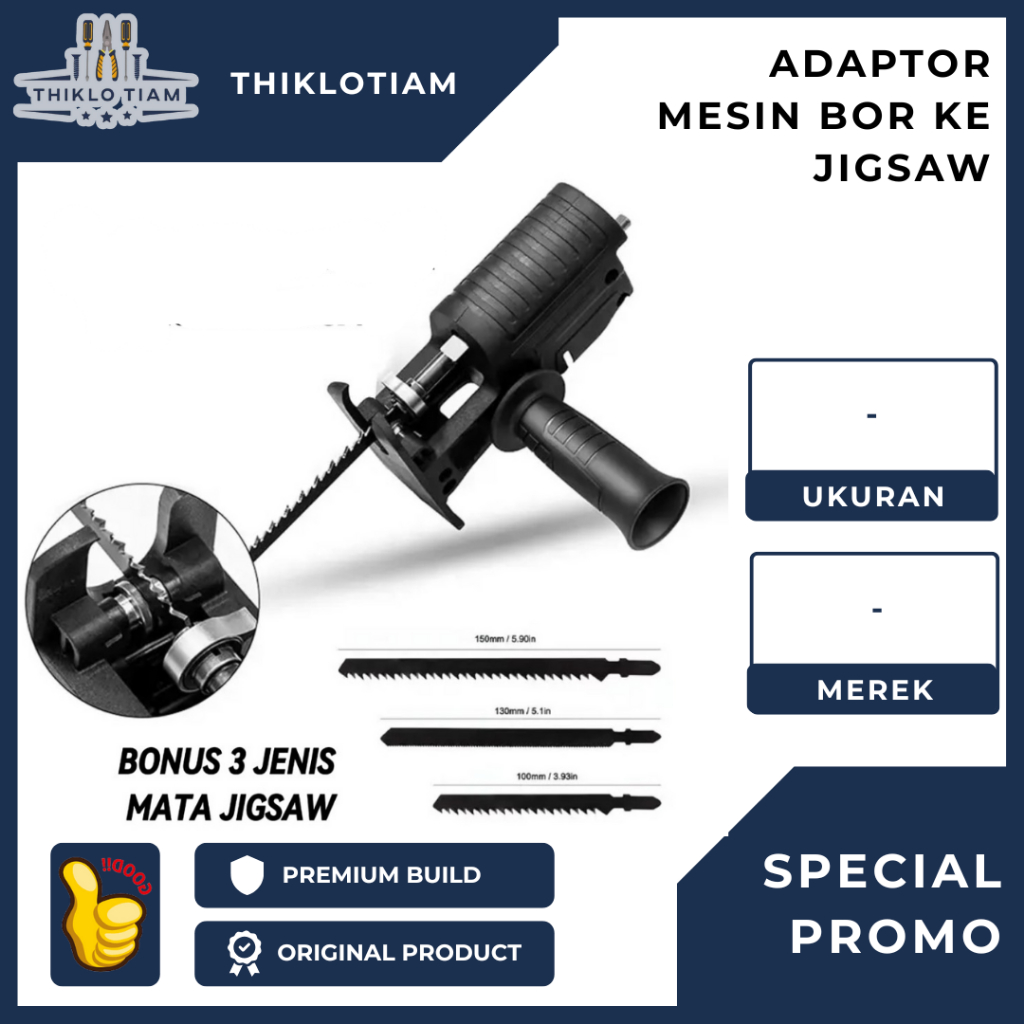 [TLH]NEW~ADAPTOR MESIN JIGSAW/ADAPTOR MESIN BOR JADI MESIN JIGSAW MESIN BOR MENJADI MESIN GERGAJI TA