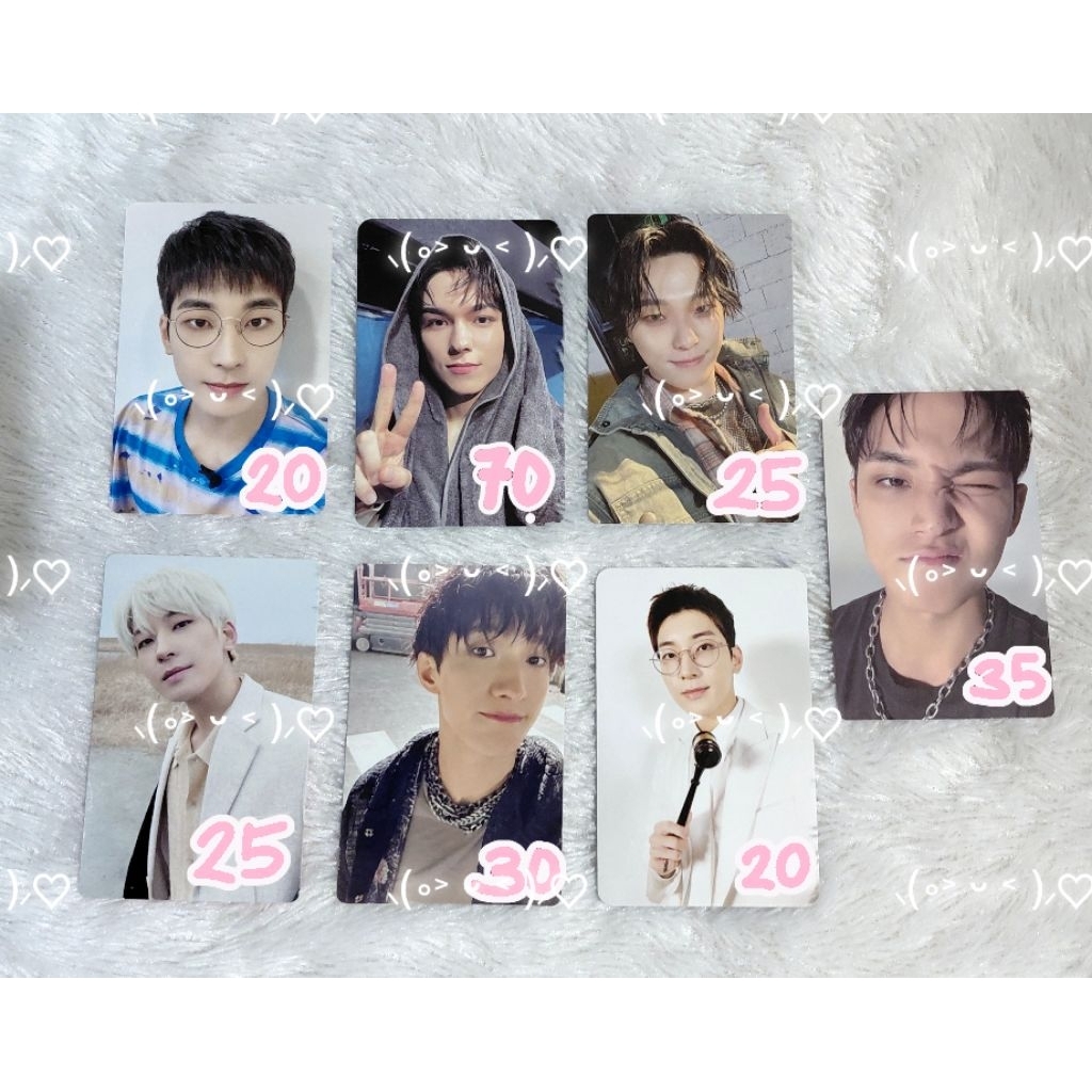 WTS PHOTOCARD SEVENTEEN AAB DK DINO WONWOO MINGYU VERNON HANDUK