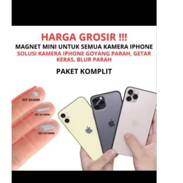 magnet iphone , solusi untuk kamera yg goyang