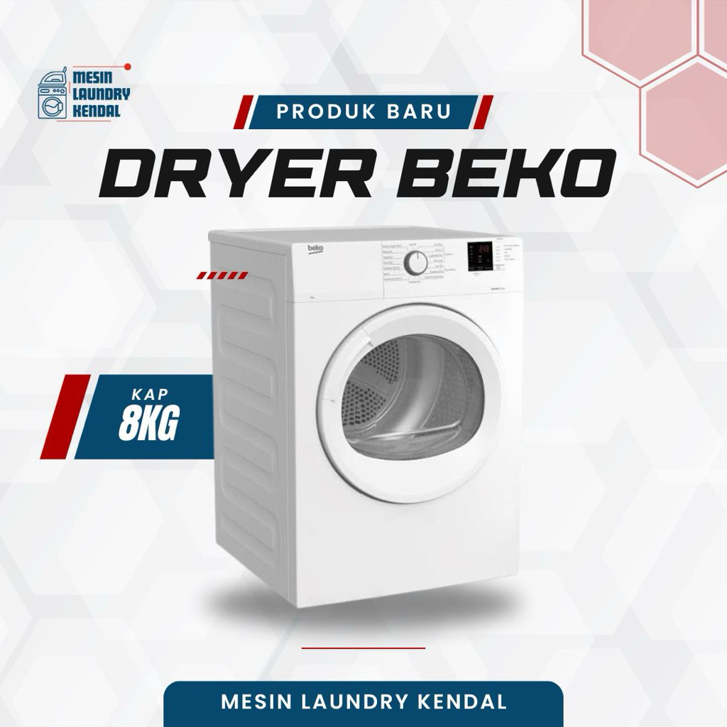 Mesin Pengering / Dryer Beko 8kg KONVERSI GAS