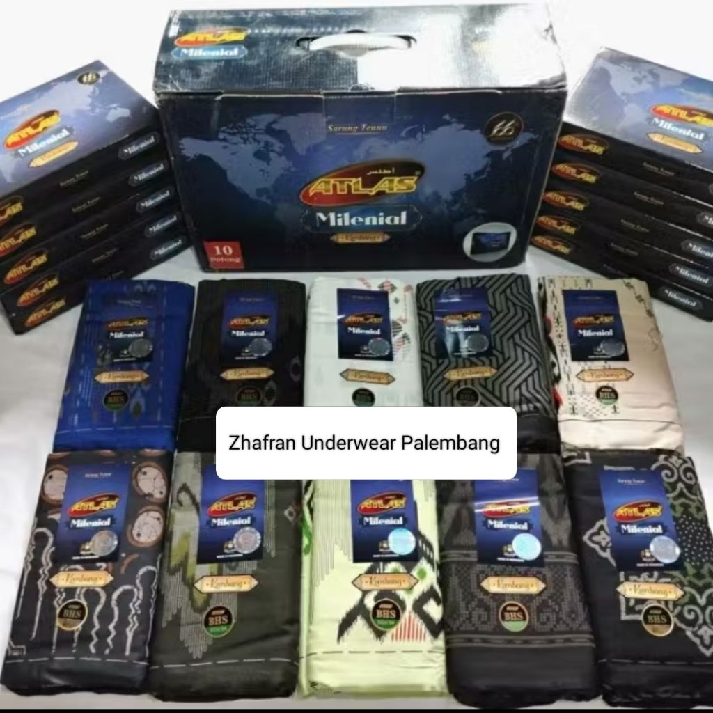 Sarung Atlas Idaman Kembang Motif BHS SGE SGS SKS