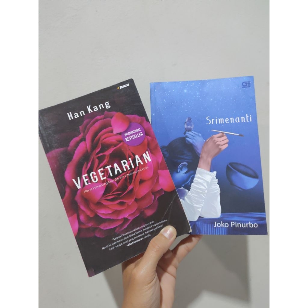 Paketan novel bagus/Novel Han kang vegetarian/novel Joko Pinurbo srimenanti/novel terbaru Joko Pinur