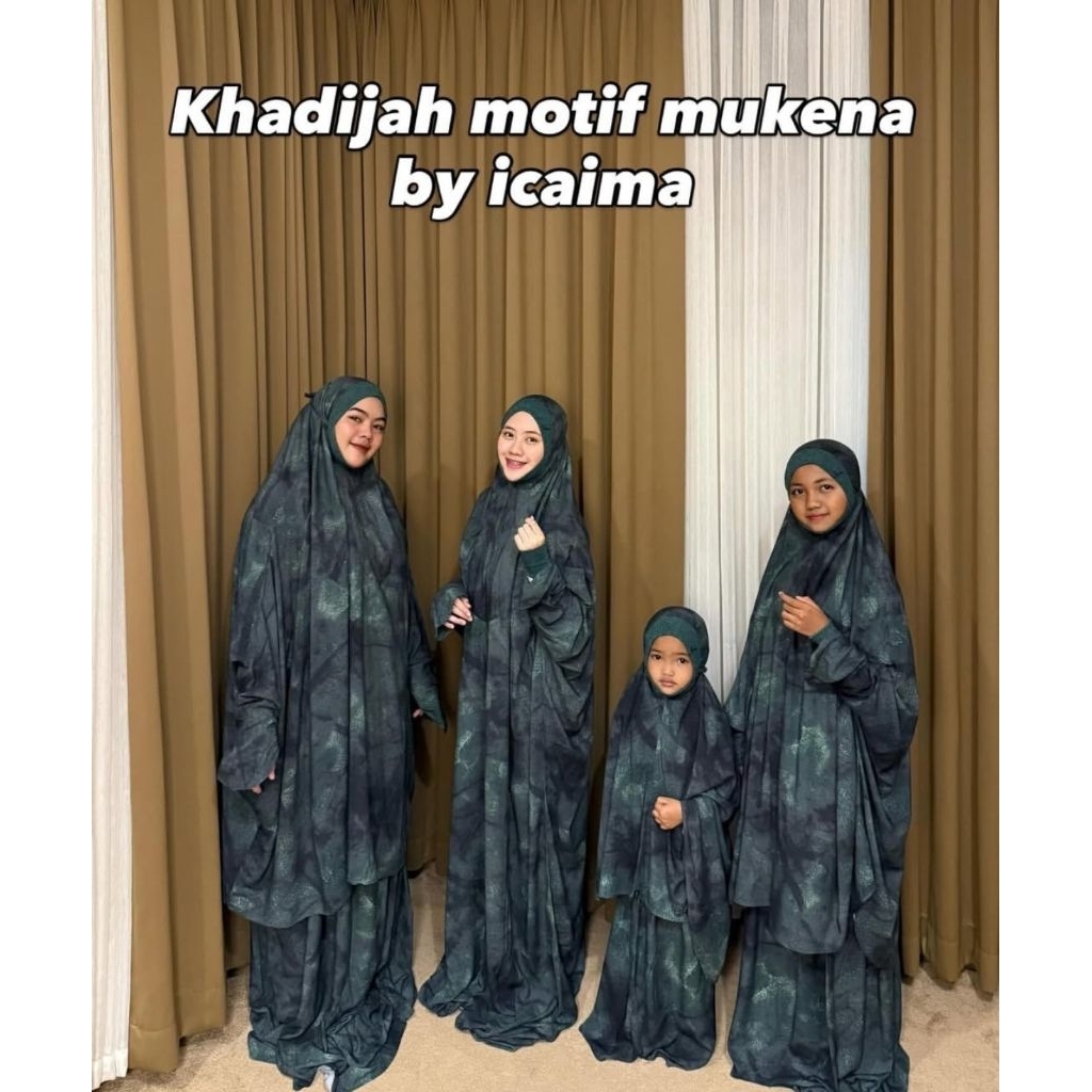 MUKENA ICAIMA MOTIF UKURAN POWER/JUMBO/MUKENA EDISI RAMADHAN