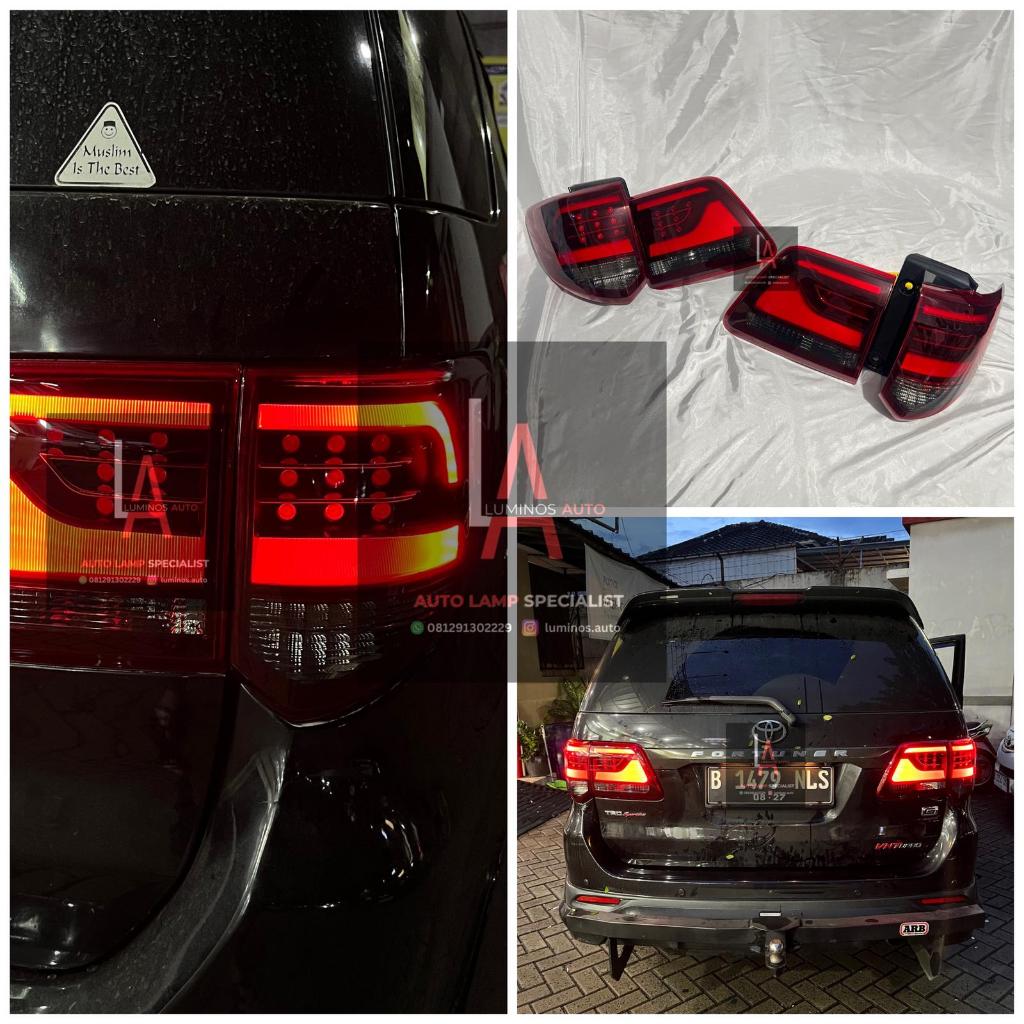 STOPLAMP FORTUNER 2012-2015 LAND CRUISER (LC) STYLE RED SMOKE VLAND YZ