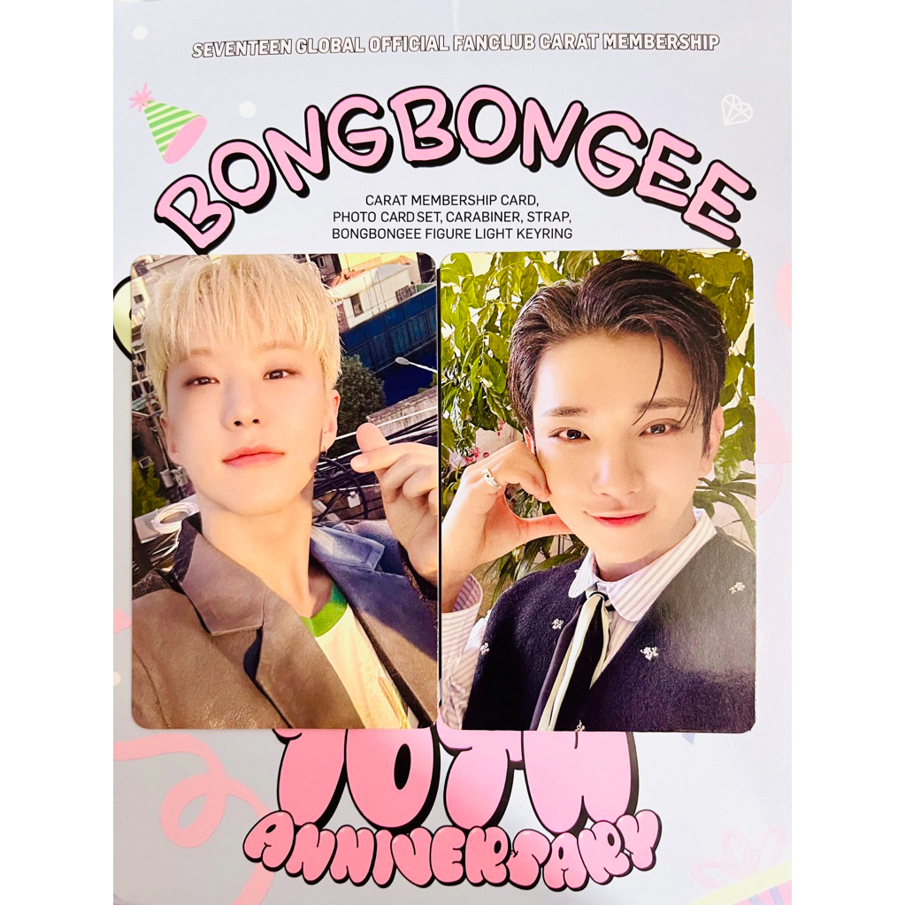 Photocard carat membership kit 2025 seventeen joshua hoshi