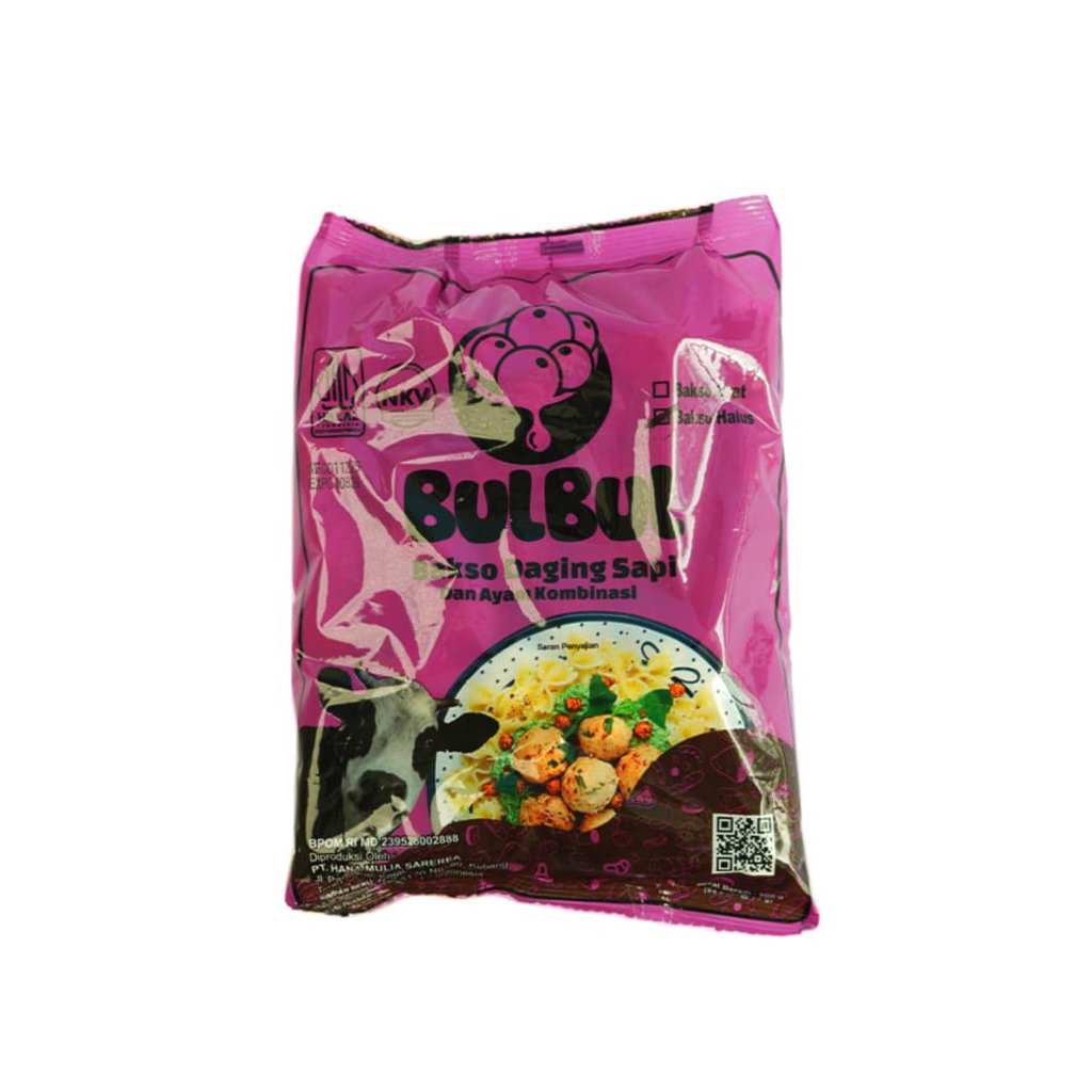 BAKSO BULBUL DAGING SAPI PREMIUM KEMASAN UNGU ISI 50 PCS