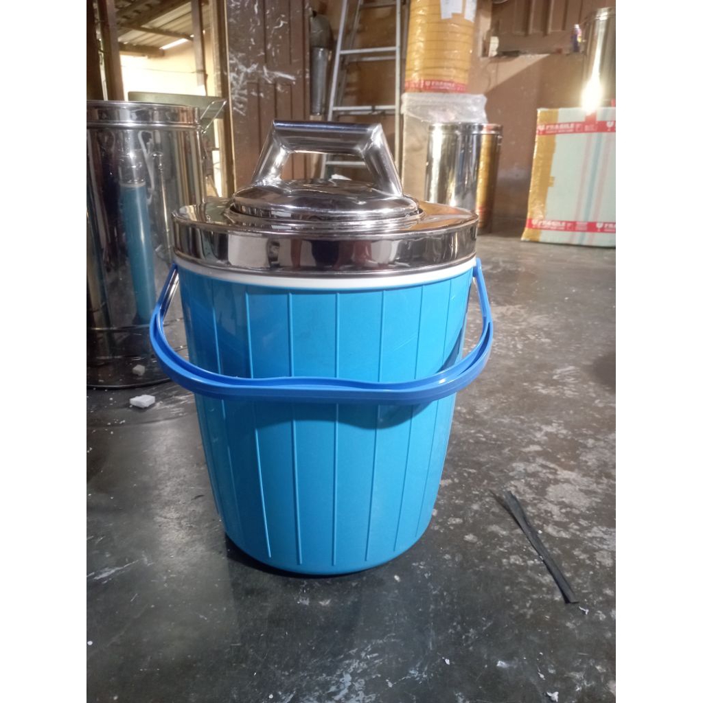 TABUNG TERMOS ES PUTER 5 LITER LENGKAP