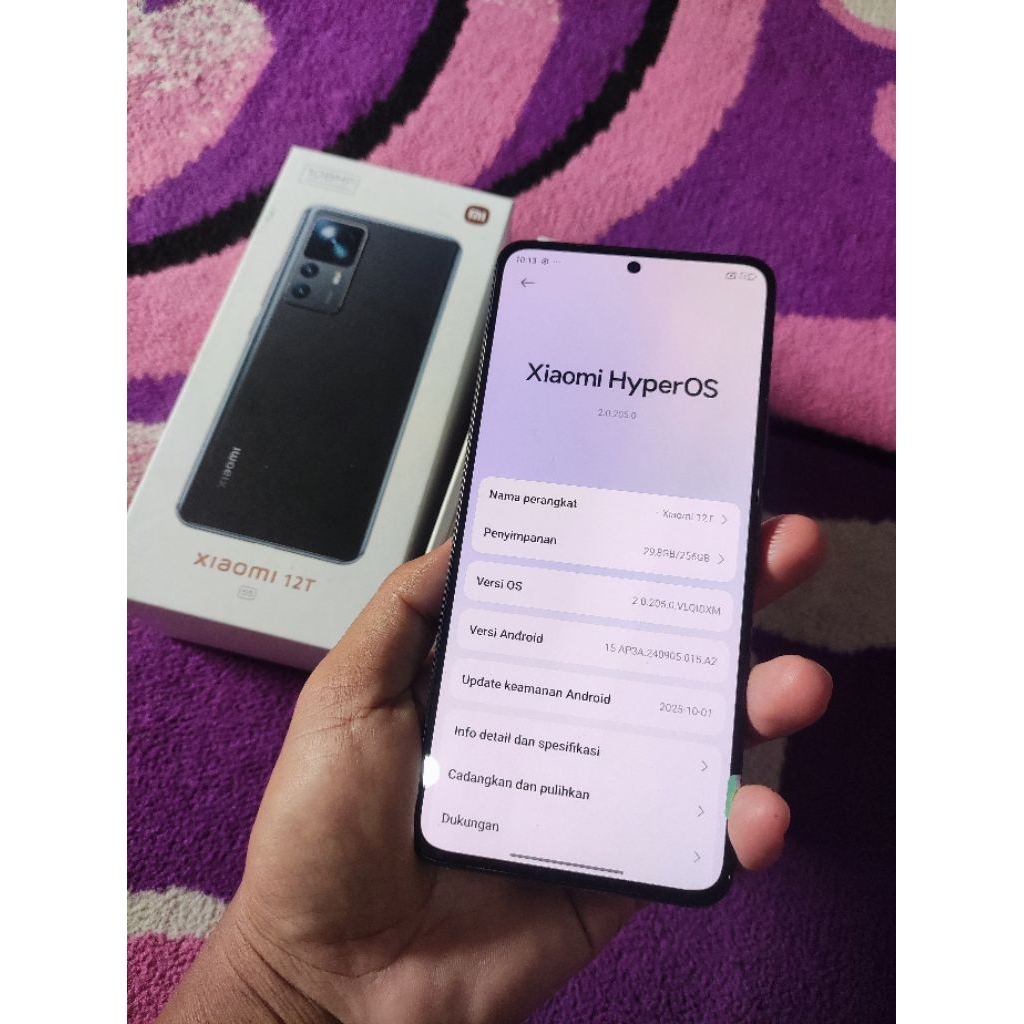 Xiaomi 12T 5G 8/256Gb hp dus