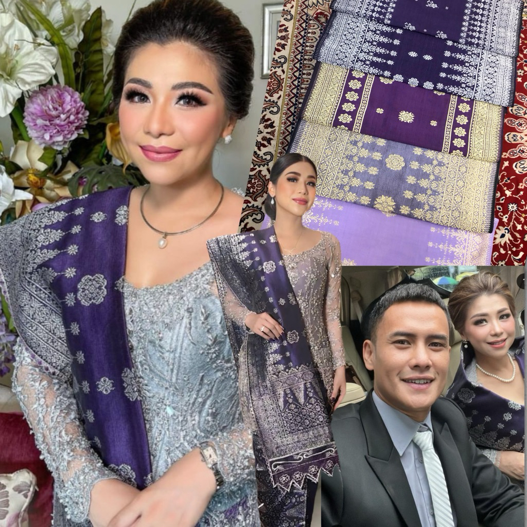 ANEKA SONGKET UNGU/ LILAC / TARO / CANTIK MANIS UNGU