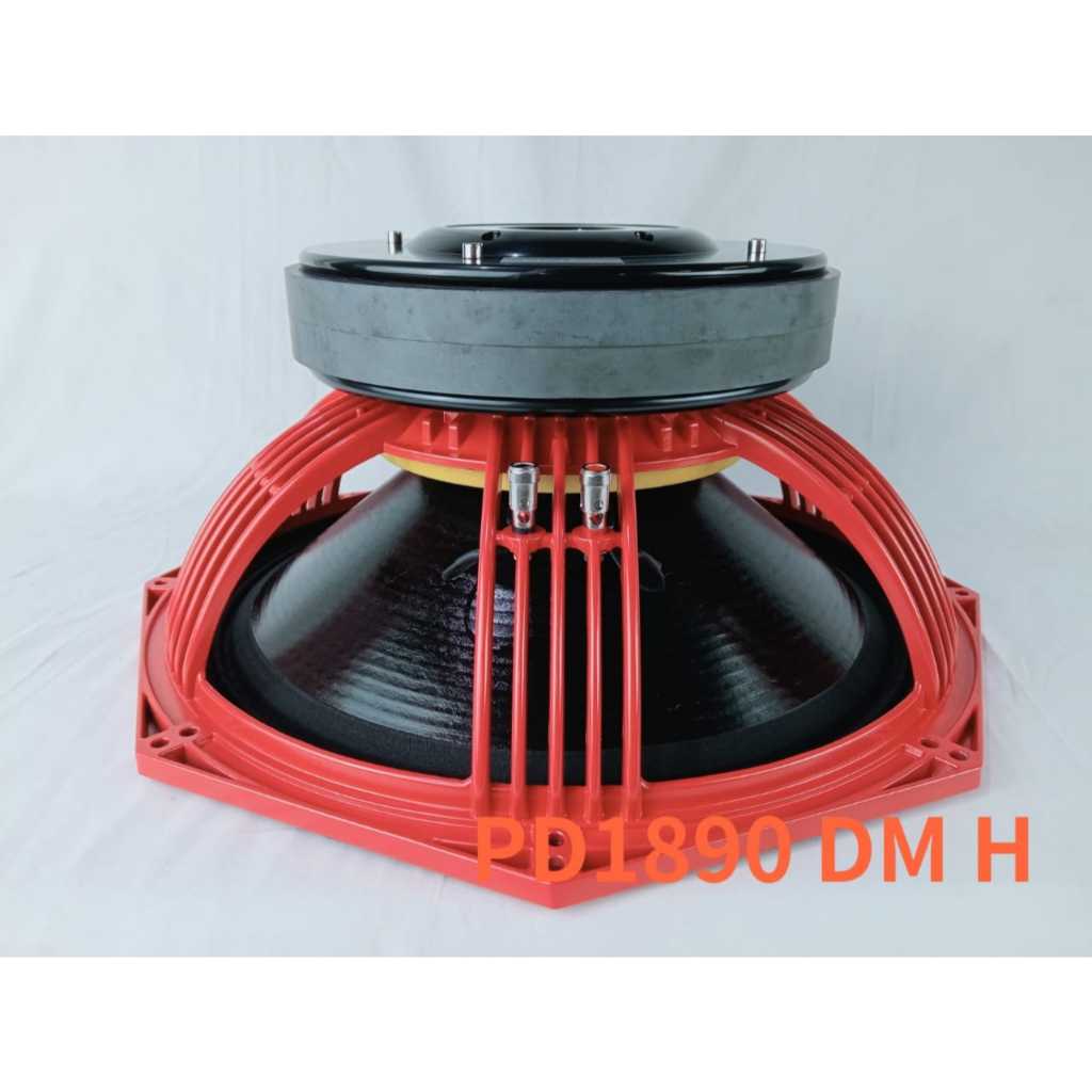SPEAKER KOMPONEN PD 1890 / PD1890 PRO - DOUBLE MAGNET - 18 INCH - VC 5 INCH - VARIAN DAUN : KERTAS ATAU CARBON