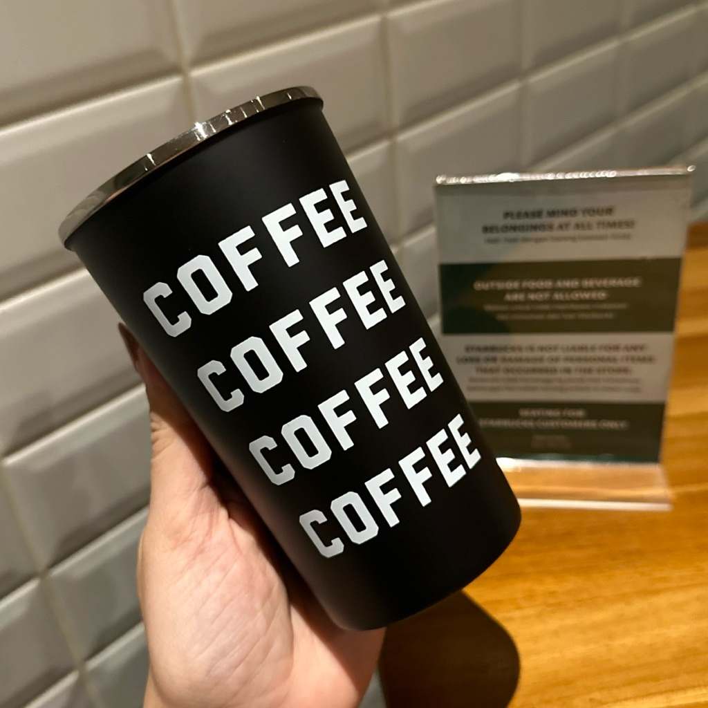 NEW Starbucks Reserve Black Coffee Mug Stainless Steel Original Starbucks