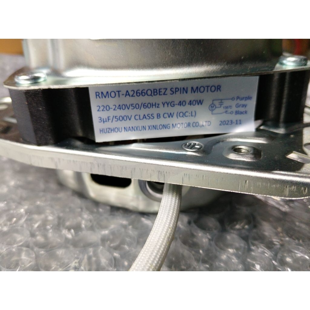 Dinamo Spin Mesin Cuci 5h5rp 3UF 40Wat Original RMOT-A266QBEZ YYG-40-40WAAT