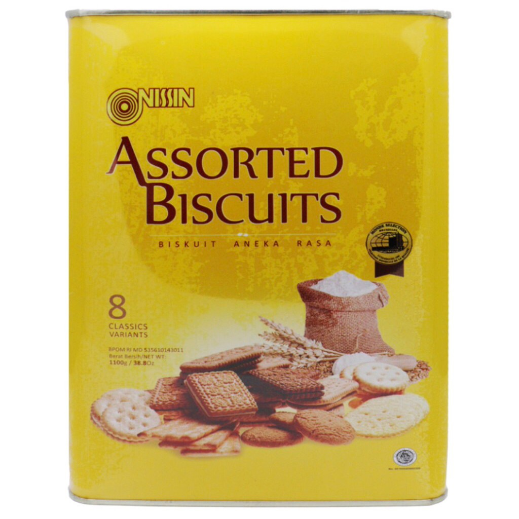NISSIN YELLOW BISCUIT ASSORTED KALENG