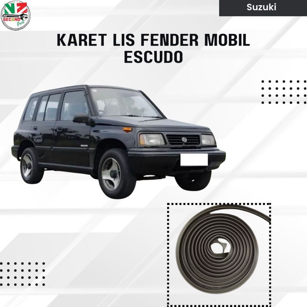 Karet Lis Fender Suzuki Escudo | List Fender Roda | Pelindung Spakbor | Aksesoris Mobil