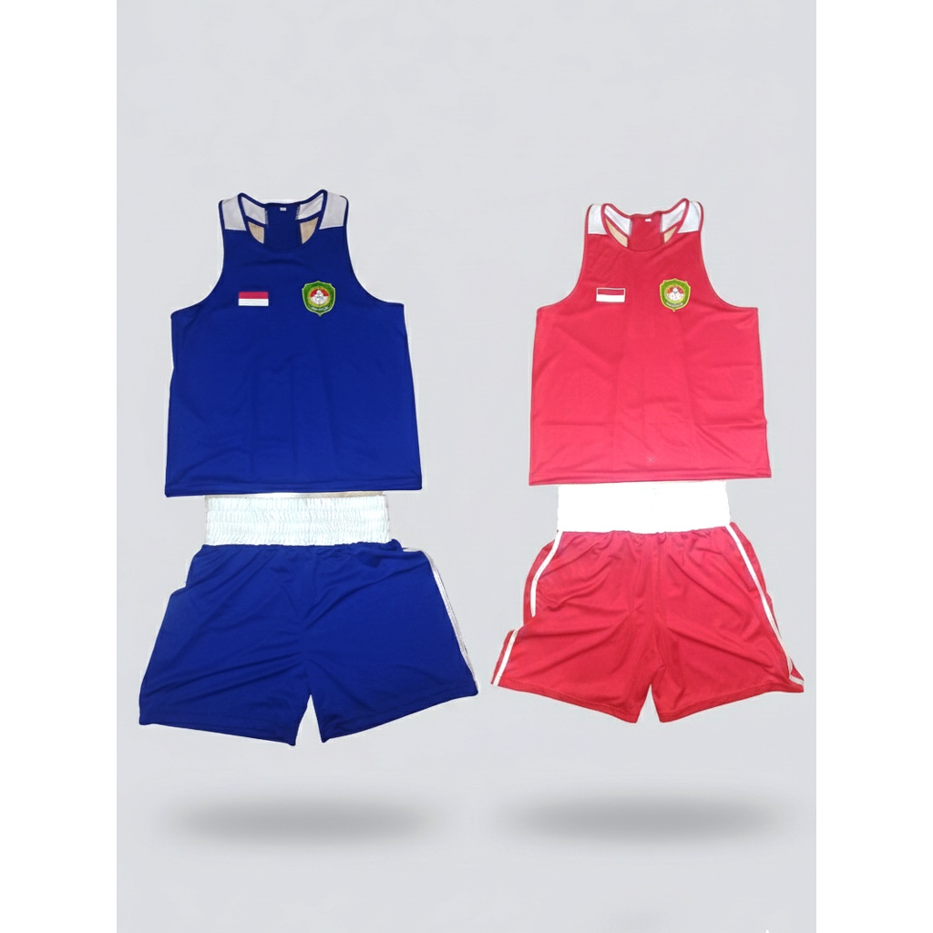 BAJU TANDING TINJU & BOXING 2 SET | DRYFIT PREMIUM | CUSTOM NAMA GRATIS