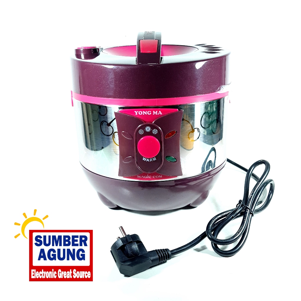 Yongma Magic Com Rice Cooker SMC5031 1.3L Yongma SMC-5031 SMC5031 Gold Iron Kapasitas 1.3 Liter 220V