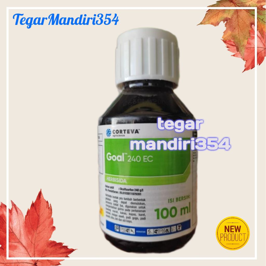 HERBISIDA PEMBASMI BIJI RUMPUT GOAL 240EC 100ML / Herbisida goal 240ec 100ml obat biji gulma Goal 10