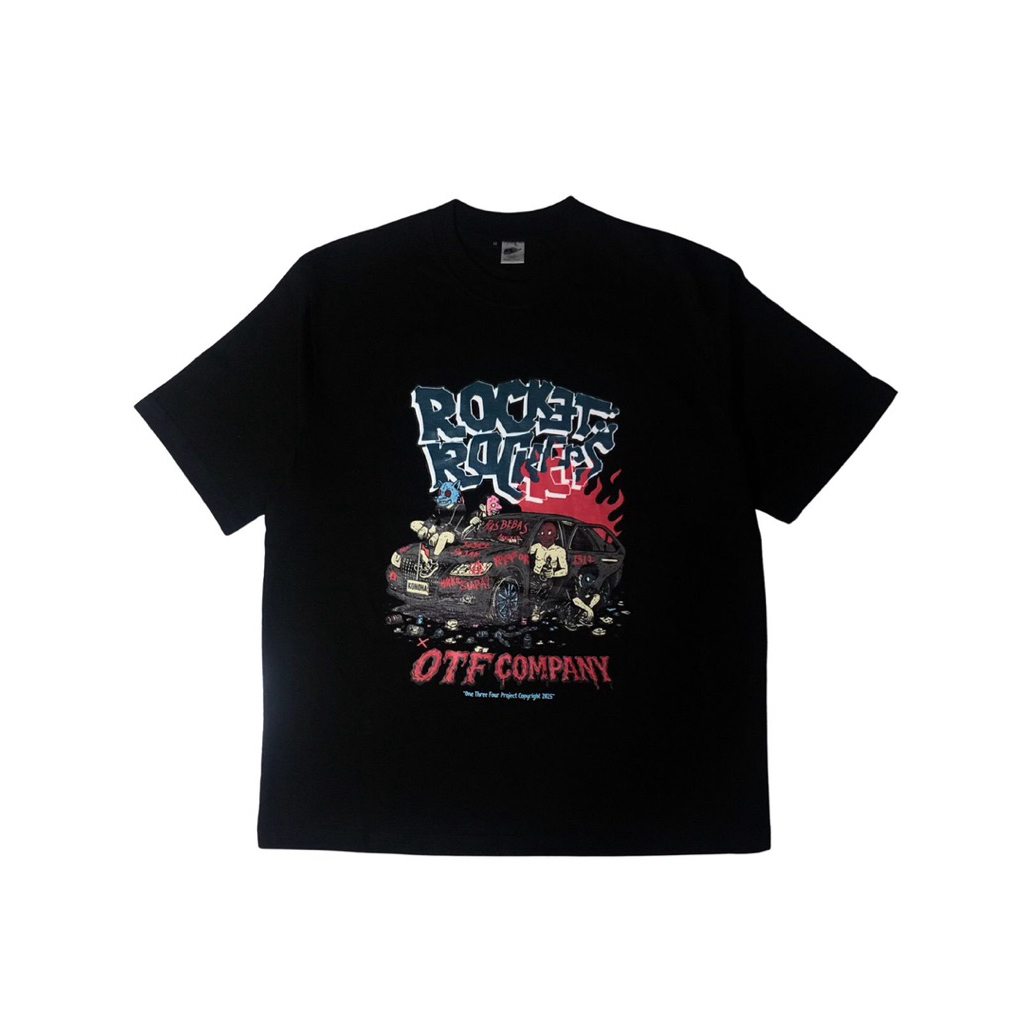 Rocket Rockers x OTF T-shirt | RR - Bangkit BLK