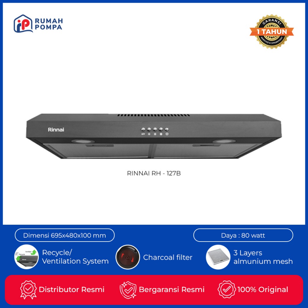 Cooker Hood Rinnai RH 127 B