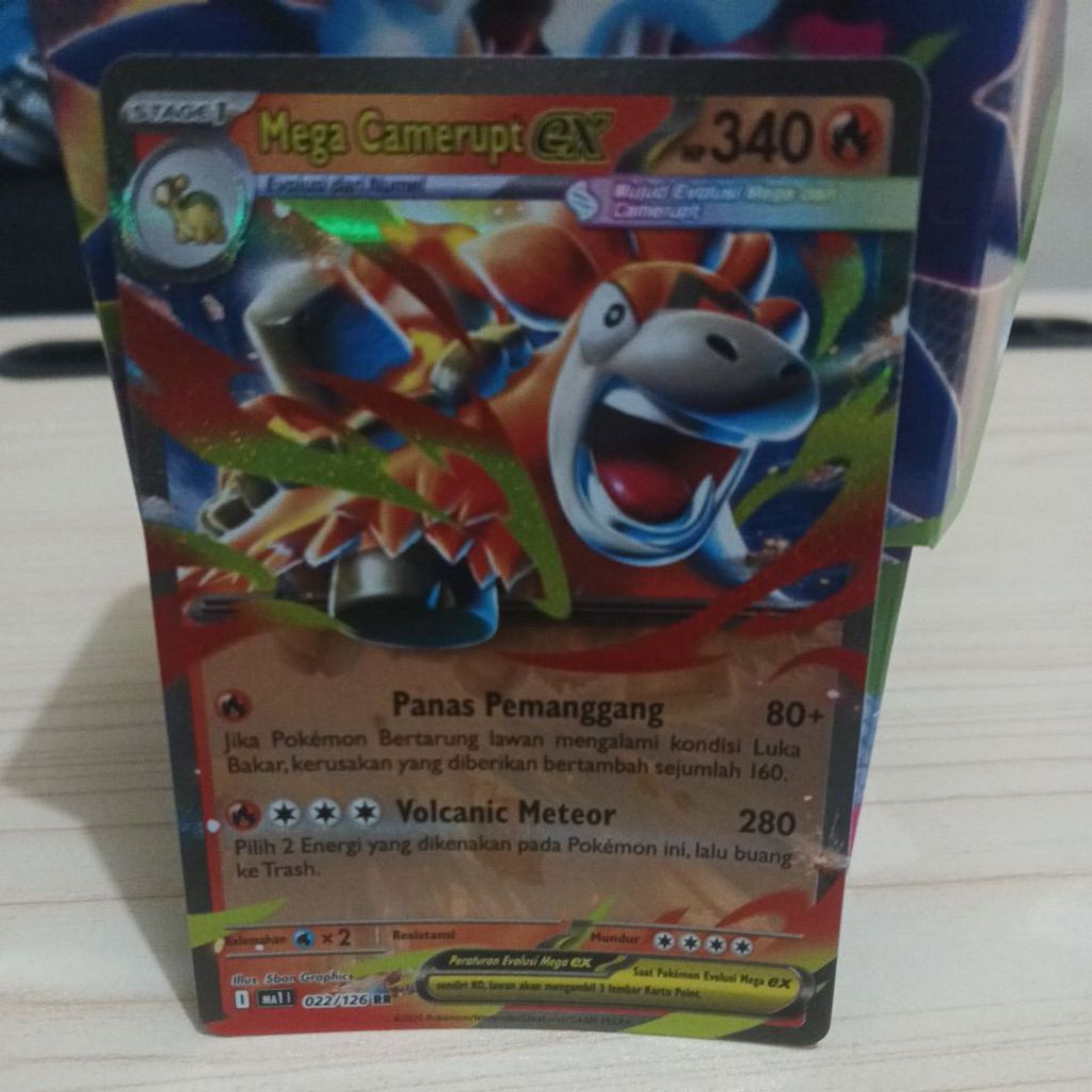 Mega Camerupt EX RR 022/126 Evolusi Mega MA1