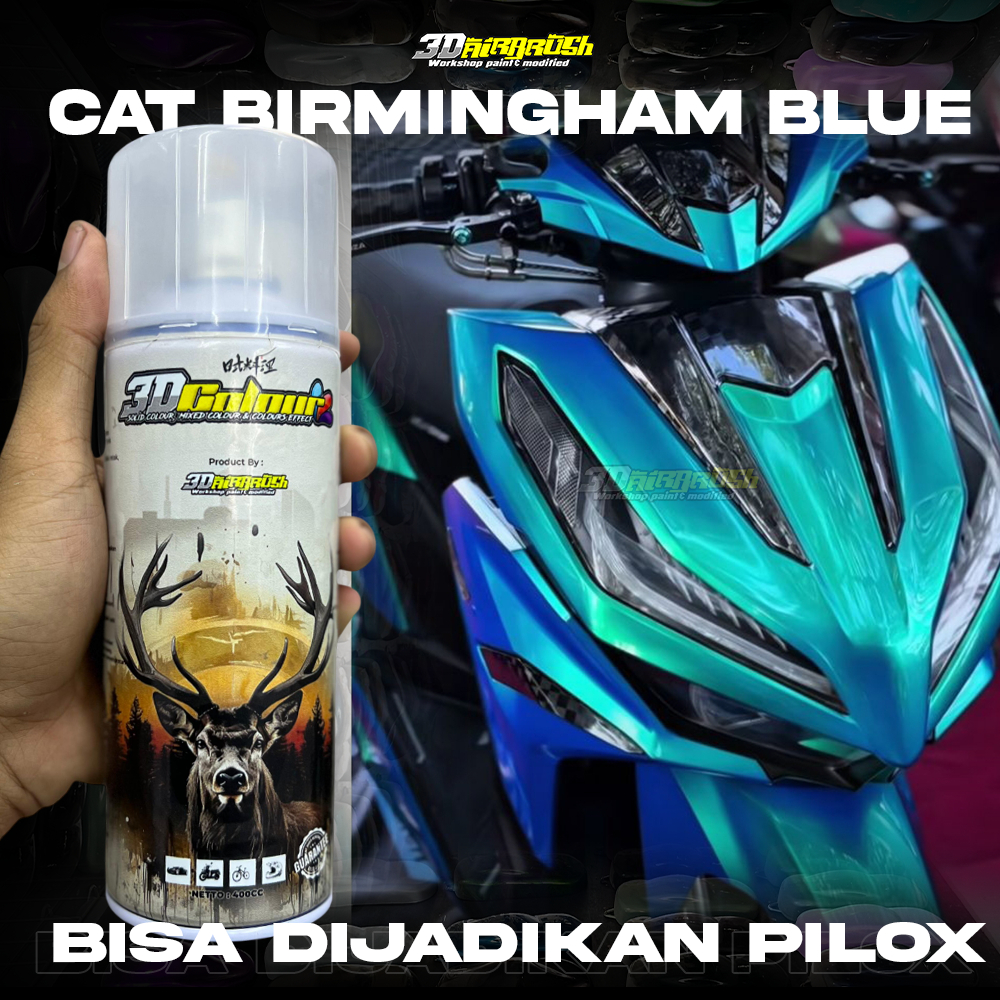 (BISA DIJADIKAN PILOX) CAT BIRMINGHAM BLUE / CAT PU BIRU  METALIC  SPECIAL / CAT PU SPECIAL REQUEST