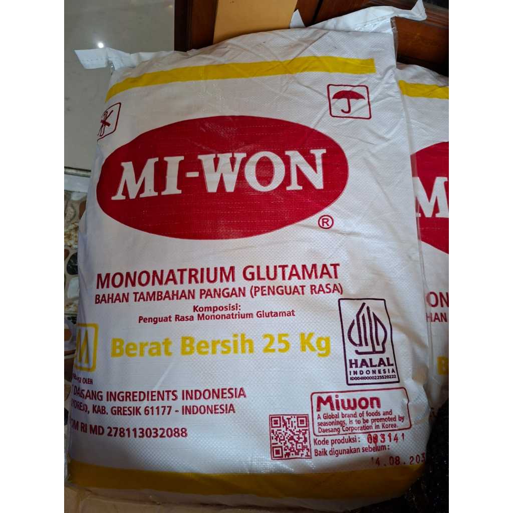 MSG Miwon bulking/Karungan 25Kg M