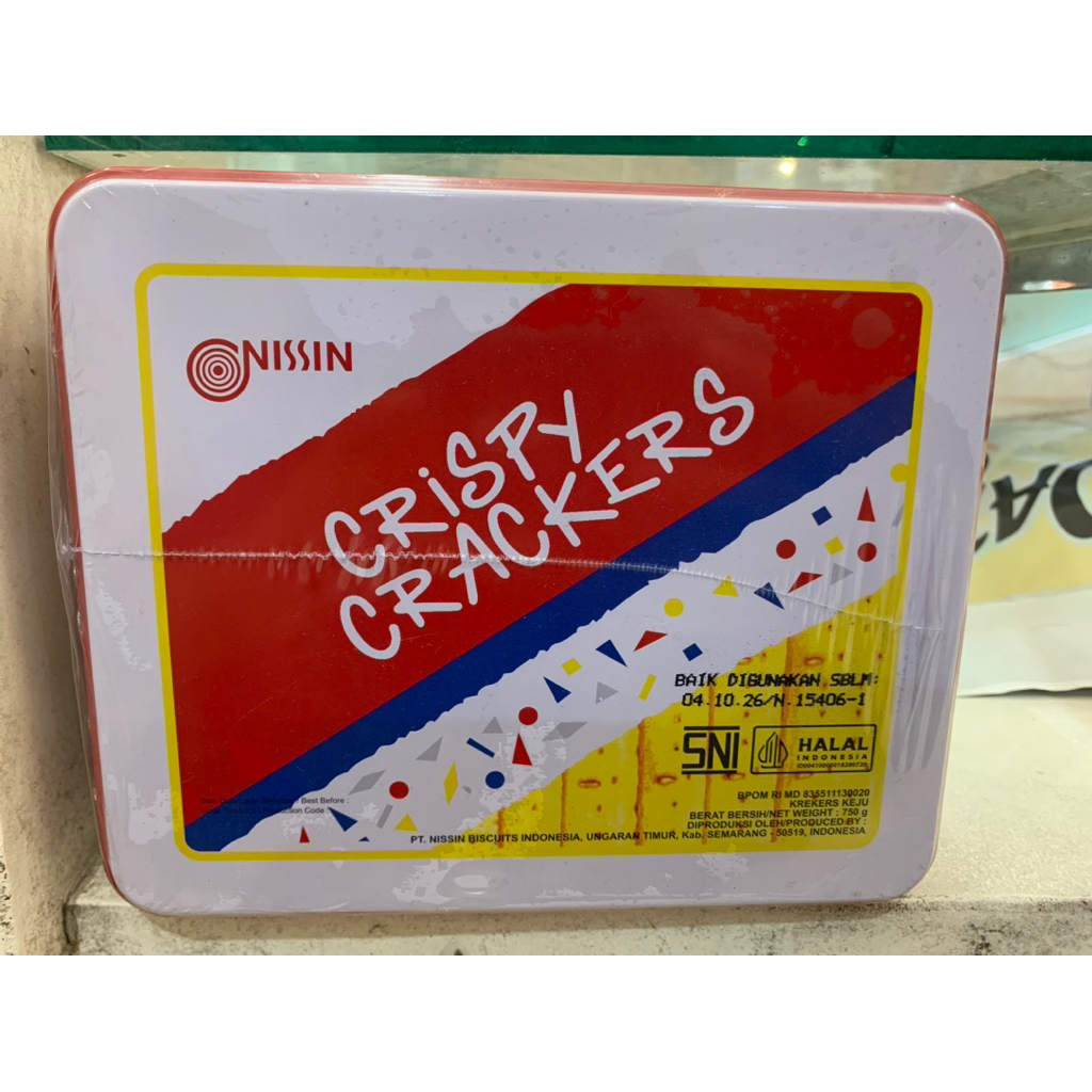 NISSIN CRISPY CRACKERS 750GR KALENG