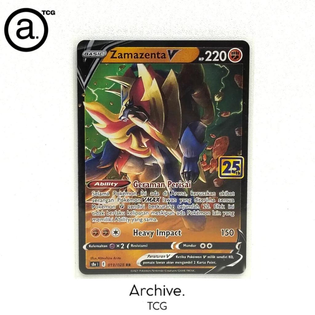 Zamazenta V (019/028) Pokemon Indonesia ~ 25th Anniversary Collection S8A