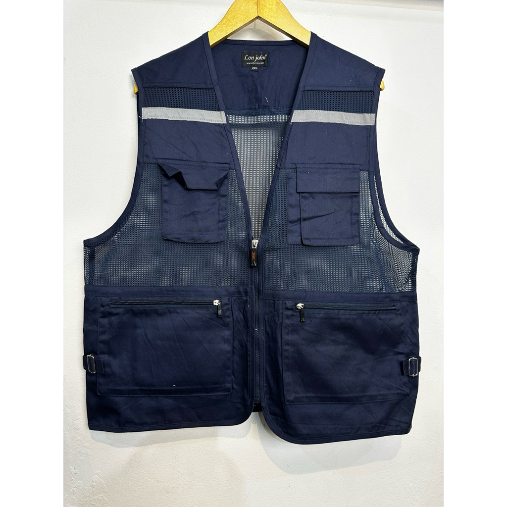 rompi second vest tactical multipocket safety proyek mancing 032