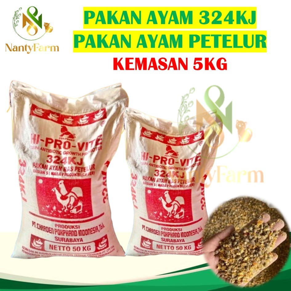 Pakan Ayam Ras Petelur 324KJ Kemasan 5 kg