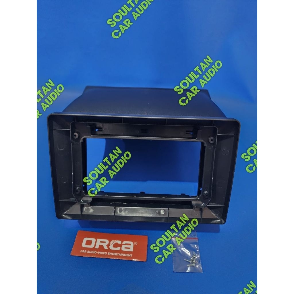 Frame head unit tv mobil android 9 inch mobil Misthubisi Pajero 2009-2015