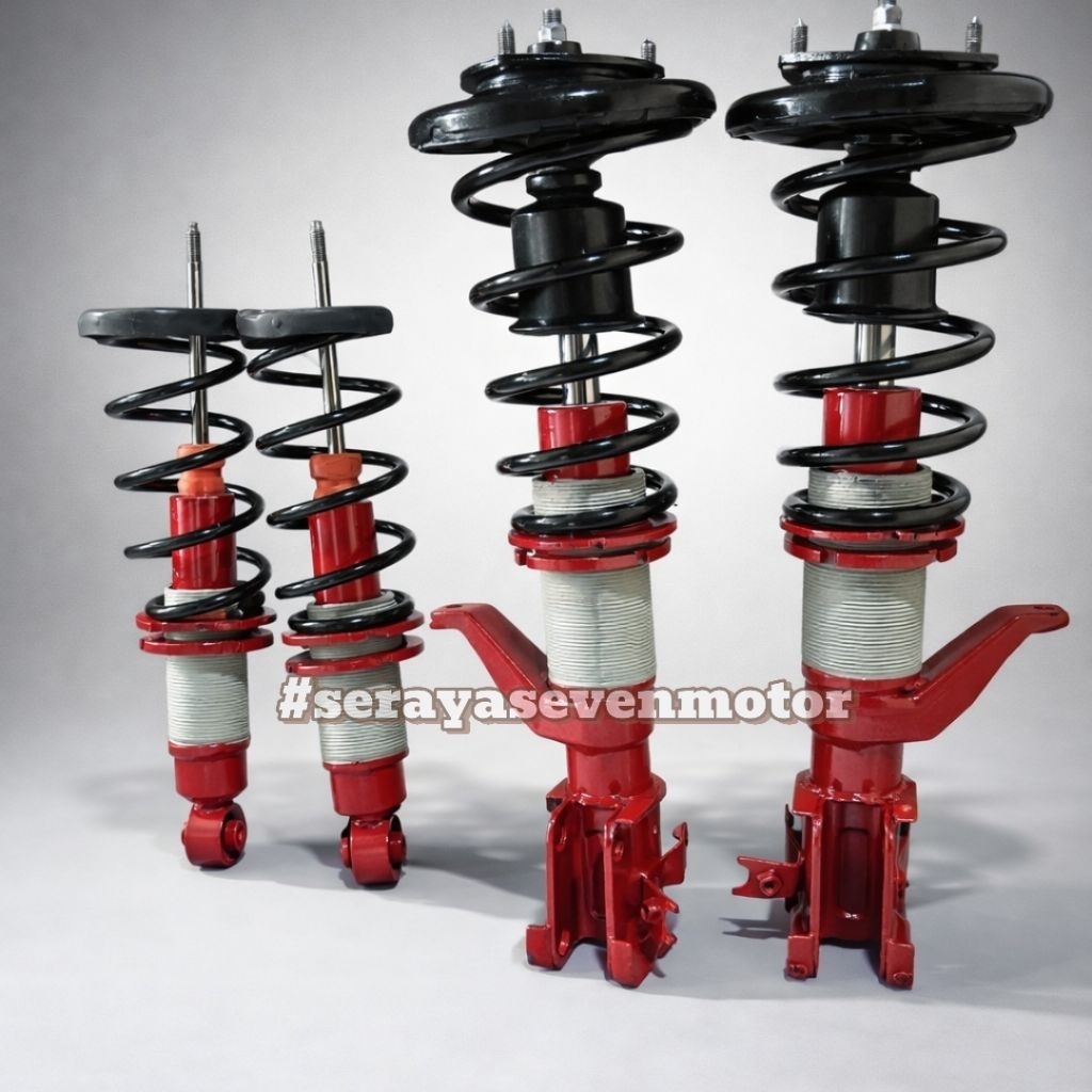 COILOVER COSTUM HONDA CIVIC ES DRAT ANTI KARAT ANTI DOL DEPAN BELAKANG BERGARANSI