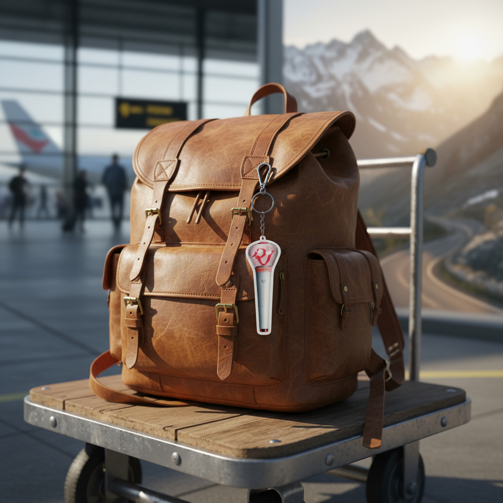 Red Velvet Lightstick Kimmanbong Gantungan Kunci Ganci Keyring Keychain Wood Kayu Mdf 7 cm kpop Kore