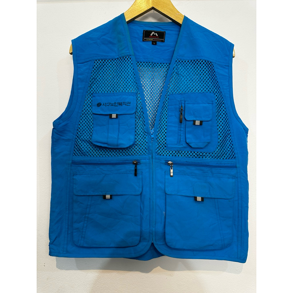 rompi second vest tactical multipocket safety proyek mancing 040