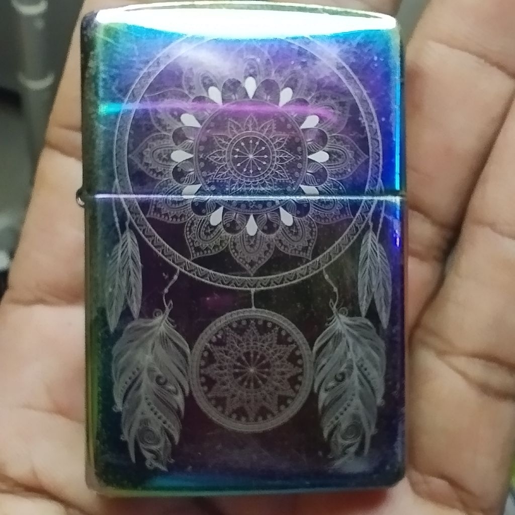 korek zippo pelangi 2018 asli ori bekas  no kw