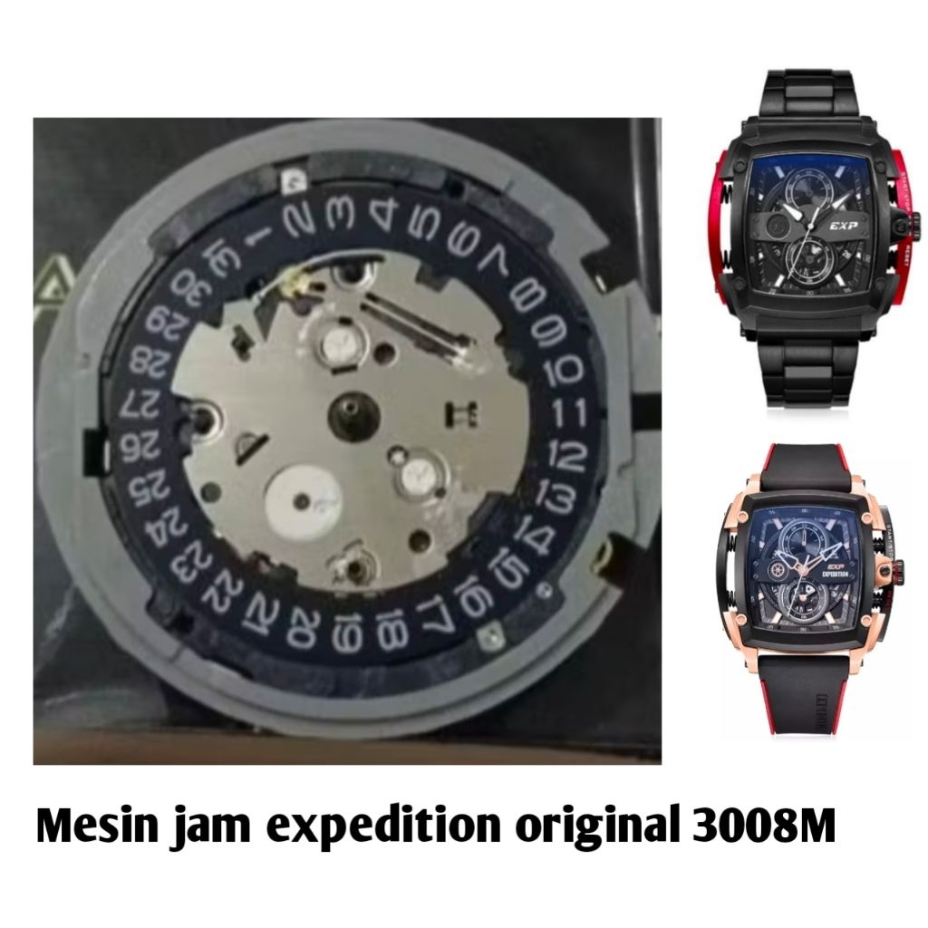 Mesin jam expedition original 3008M