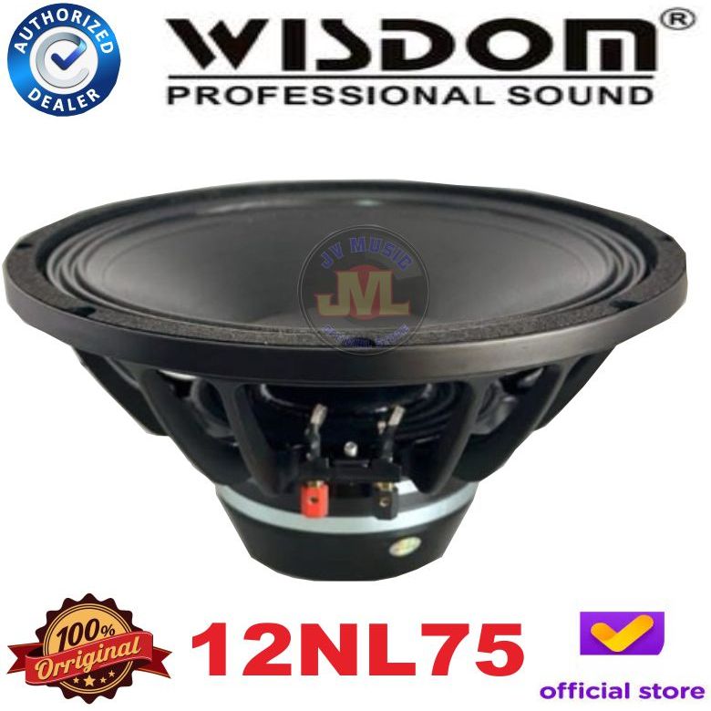 Wisdom 12NL75 12-Inch Speaker Komponen Wisdom 12-Nl75 Nedynium Magnet Component Speaker 12-NL-75
