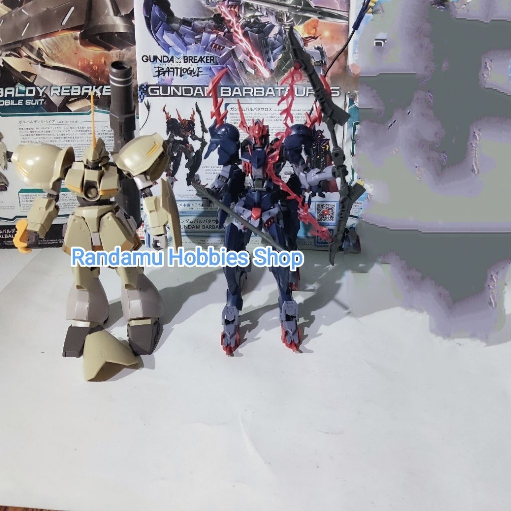 HG Gundam Barbataurus + Galbaldy Rebake [Bandai] - ( TAG : Amazing Strike Freedom OO 00 Diver Arc Mo