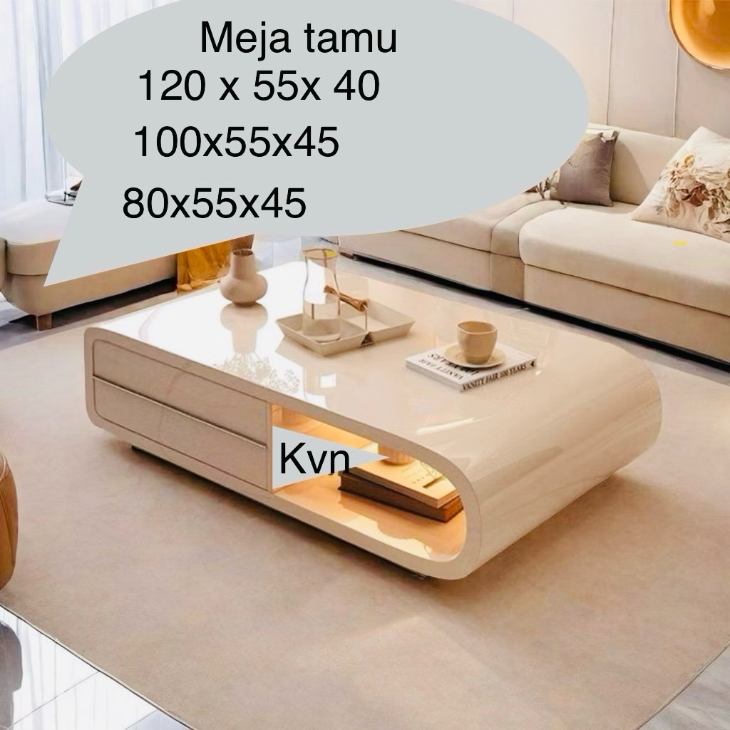 meja tamu estetik *HPL*