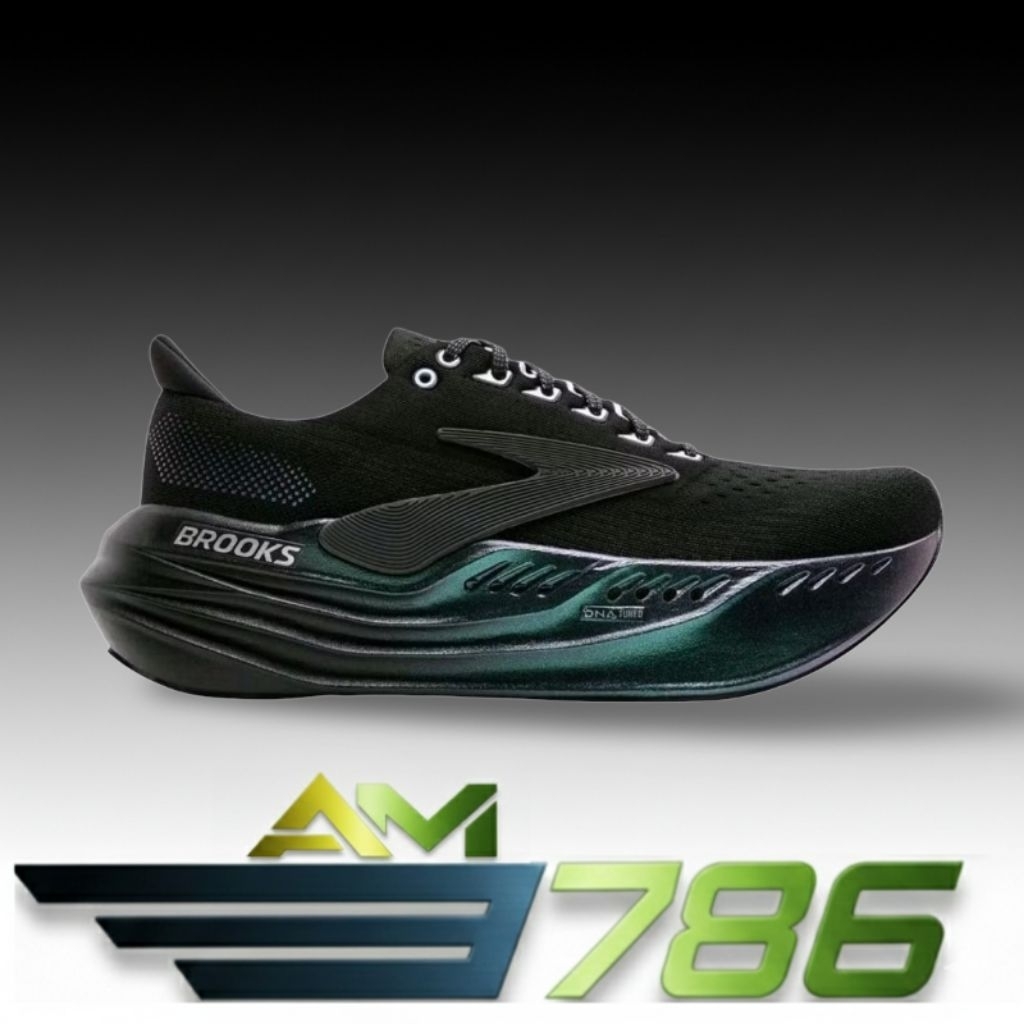 RUNNING SHOES NEW BROOKS GLECIRYN MAX BLACK "ORIGINAL