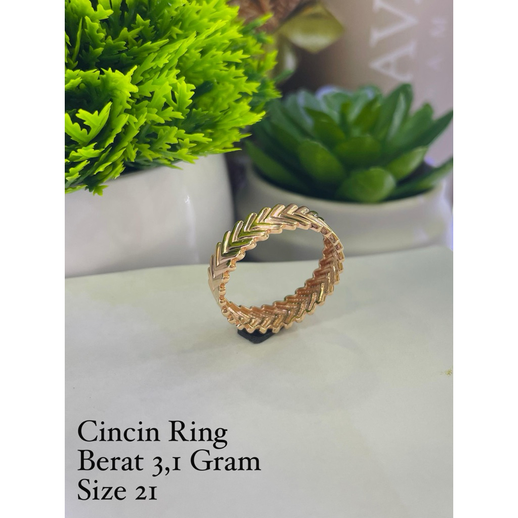 cincin emas kadar 750% / 17,18,22k