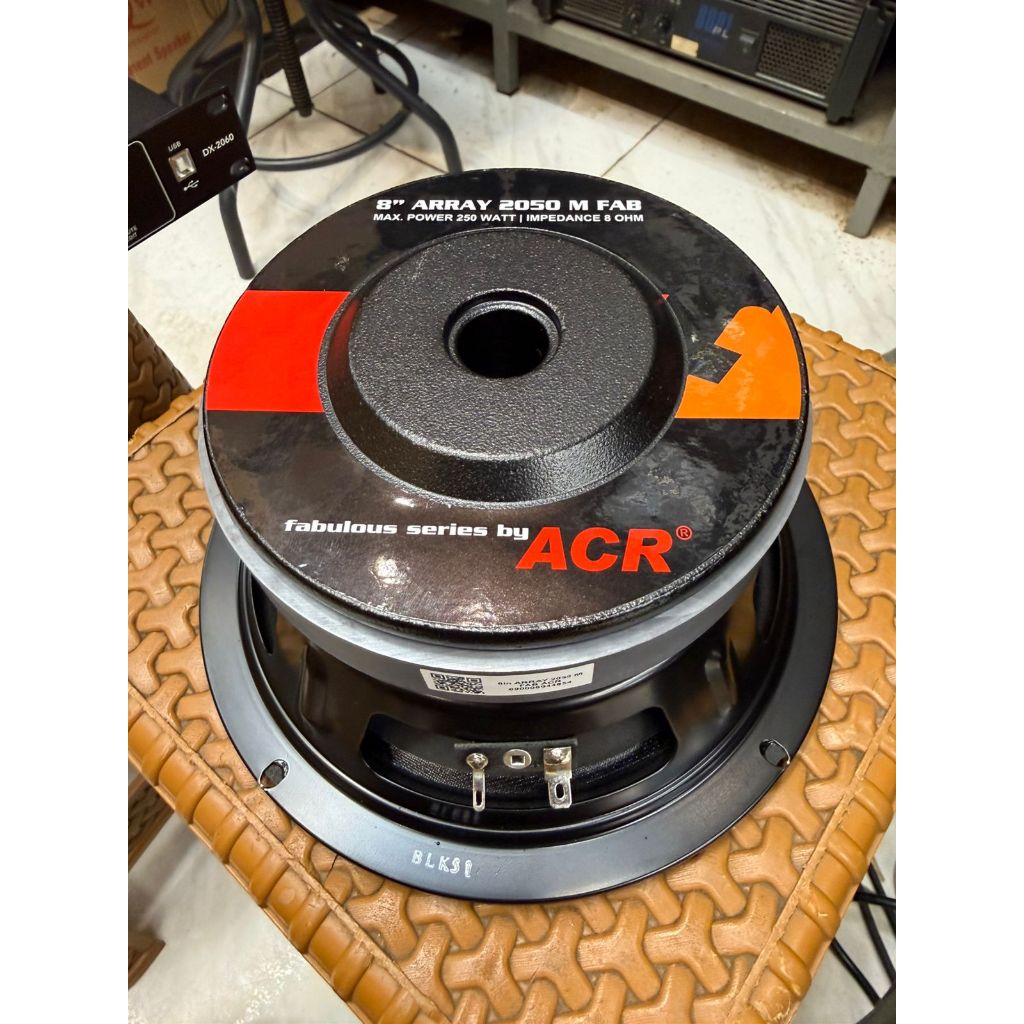 ACR FABULOUS 2050 M Komponen Speaker 8 inch 2050M - ORIGINAL