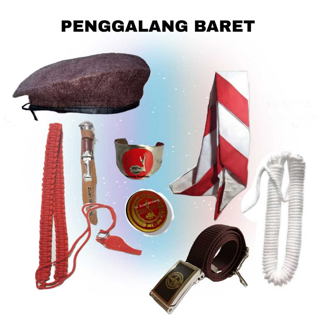 SET ATRIBUT PRAMUKA PENGGALANG SD DAN SMP