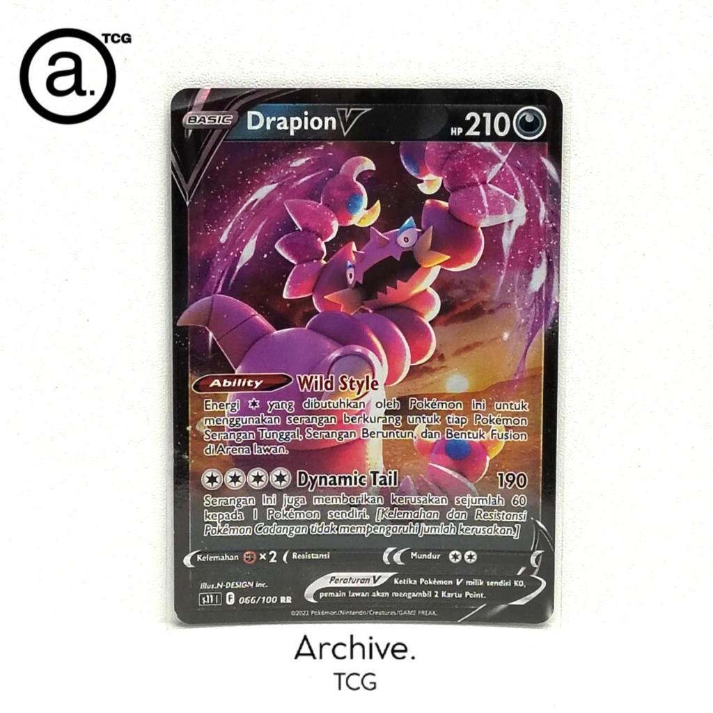 Drapion V (066/100) Pokemon Indonesia ~ Neraka Sirna S11